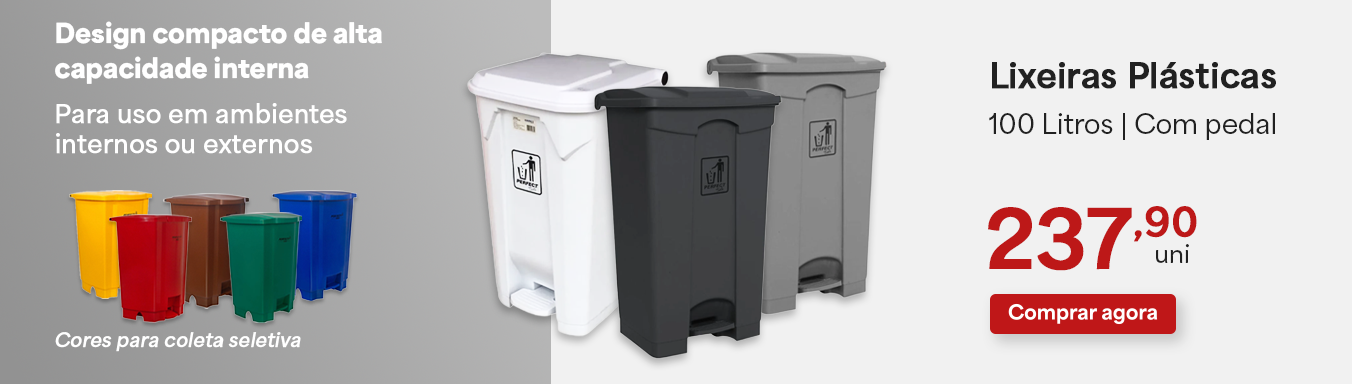 Lixeiras Plásticas 100L